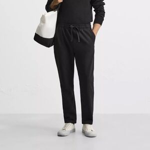 Men's Black JOGGER WAIST STRETCH PANTS